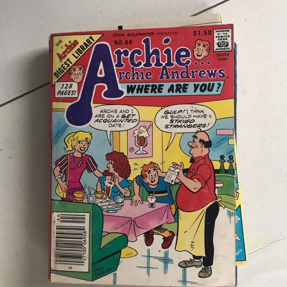 Archie Andrews Digest Library No.44 Comic Book - Colorful Cover